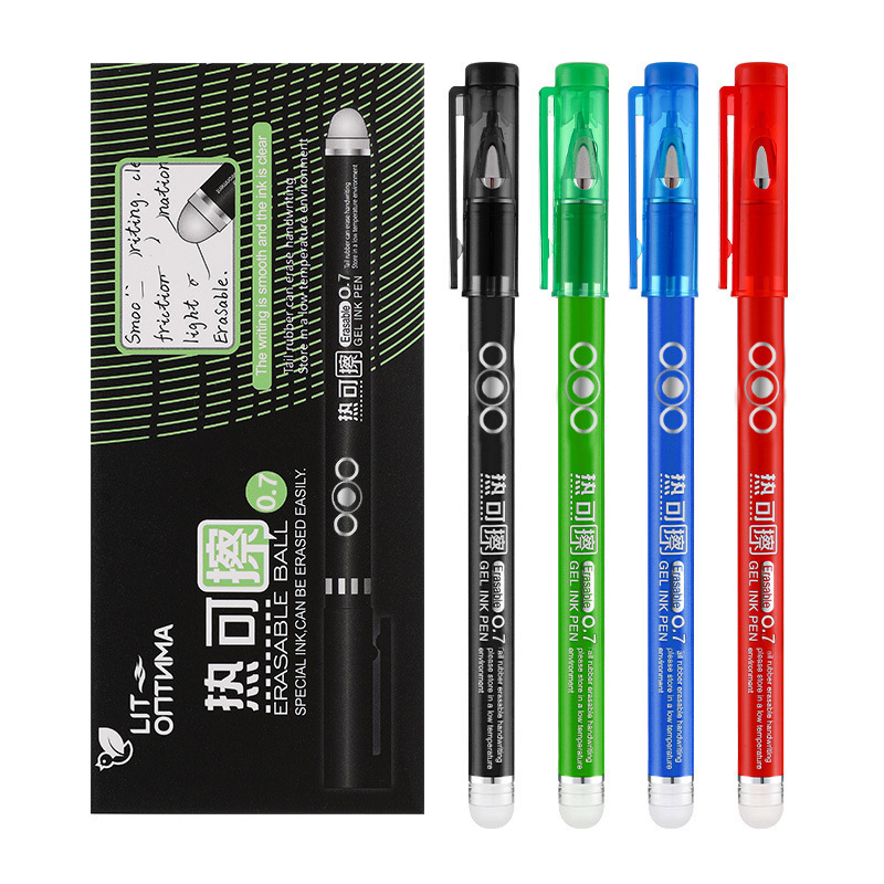 12pcs/box Color erasable neutral signature pen