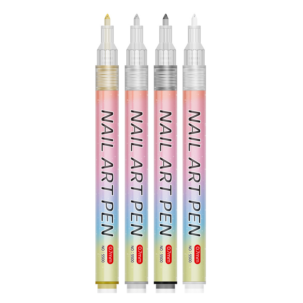 12colors/box Nail Art Doodle Pen Acrylic Paint Pens