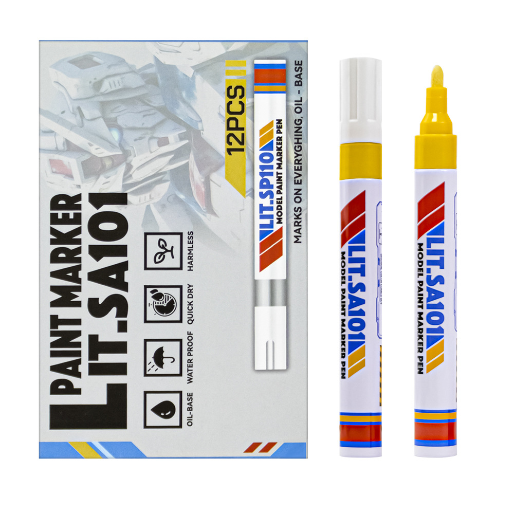 12Pcs/box Marker Paint Touch-Up Scratch Repair Repainting Pen