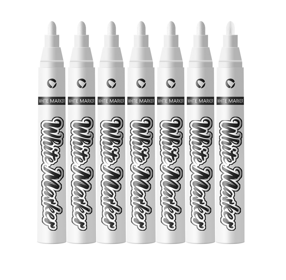 12pcs/box White Marker Large Capacity Advertising Poster Pen