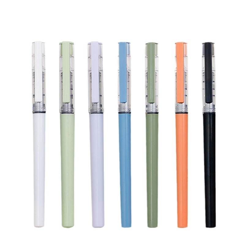 1pc Corporate office creative stationery gifts frosted neutral custom printed logo promotional pens