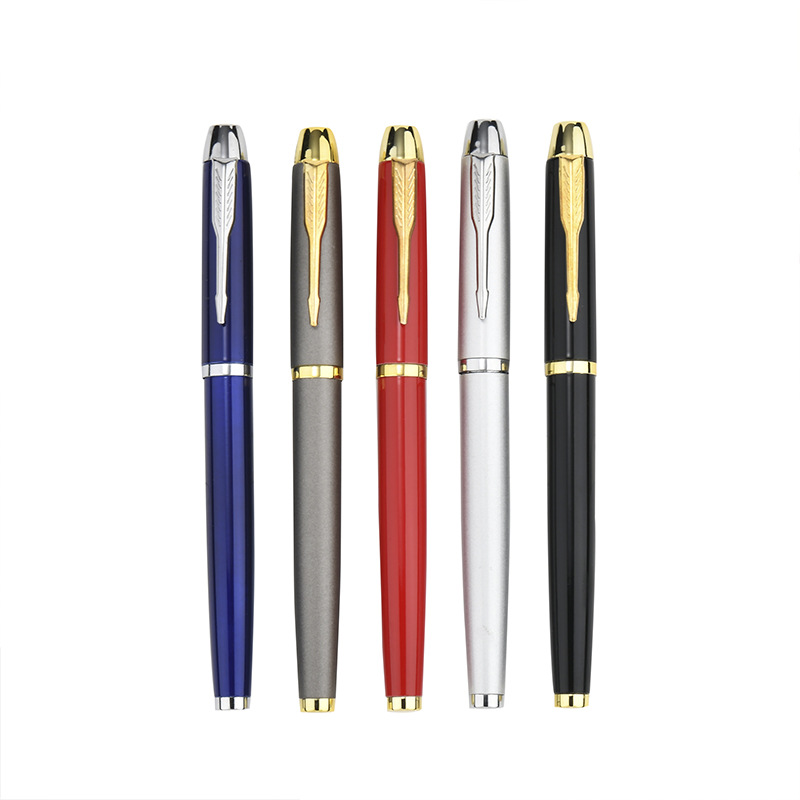 2pcs High-end Business Gift Signature Metal Customizable Company Neutral Promotional Ballpoint Pen 
