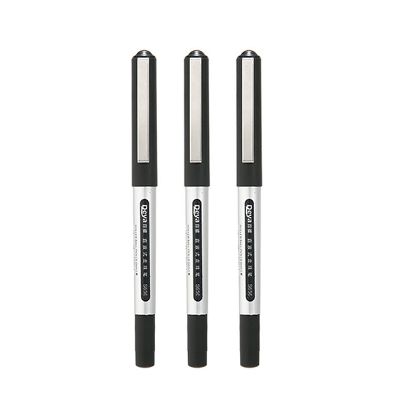 12pcs/box Business office stationery carbon custom logo gel pen custom-made direct liquid rollerball pens