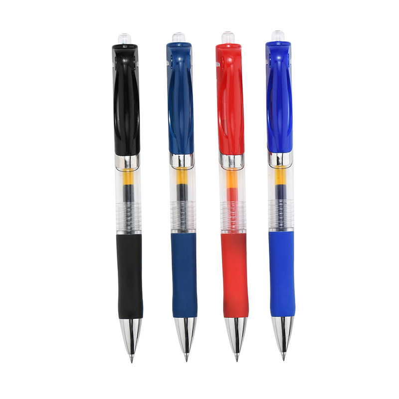 2pcs/set Business office stationery large-capacity 0.5mm retractable gel ballpoint signature pen