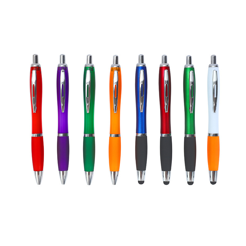 500pcs/box corporate office hotel conference promotional custom logo neutral black click ballpoint pen