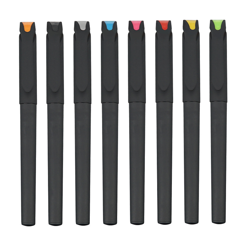 2pcs/set Water-Based Signature Custom Logo Company Promotional QR Code Gel Pen 