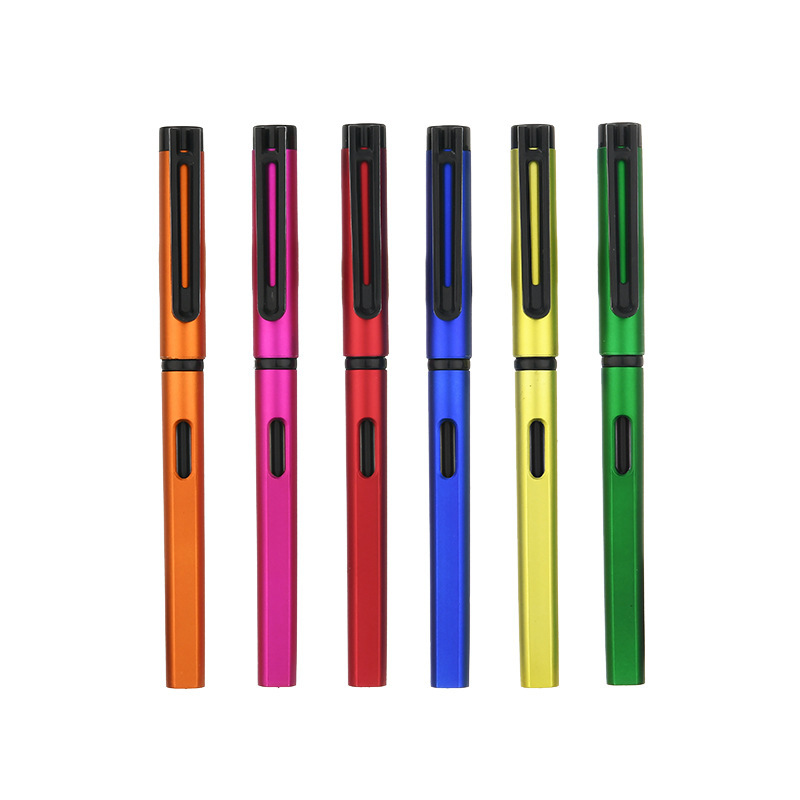 2pcs/set stationery promotional pen customization logo printing plastic ballpoint pen