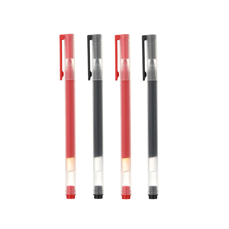 10pcs/box 0.5mm Bullet Tip Super Smooth Writing Custom Logo Promotional Signature Gel Pen