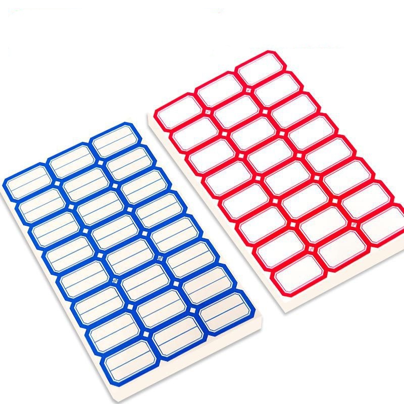 1bag Self-adhesive label stickers name labels self-stick classification label paper sticky notes