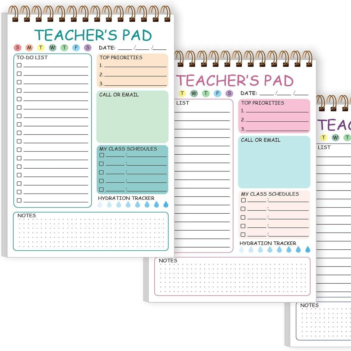 1pc Macaron colored spiral planner flip daily schedule self-discipline notebooks daily and weekly spiral notebook