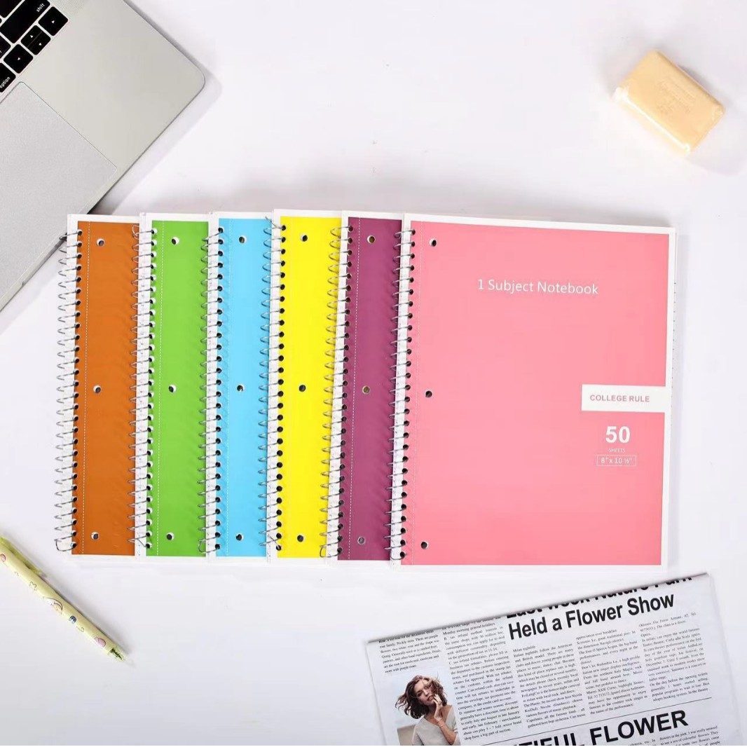 6Pcs/set American-style notebook coil notebook customized logo loose-leaf notebooks