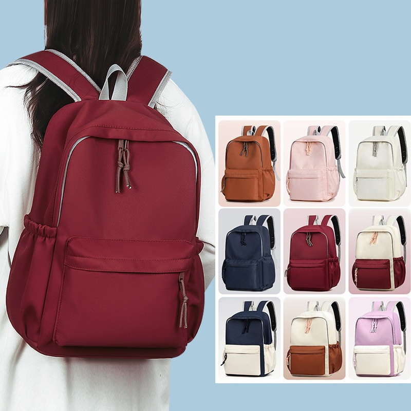 1pc Customized backpacks for high-end primary and secondary school students with printed logos suitable for training tutorial classes travel bag gifts