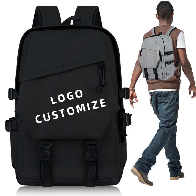 1pc Customized schoolbag for primary and secondary school students Travel lightweight backpack for both shoulders Tutoring class Gift package