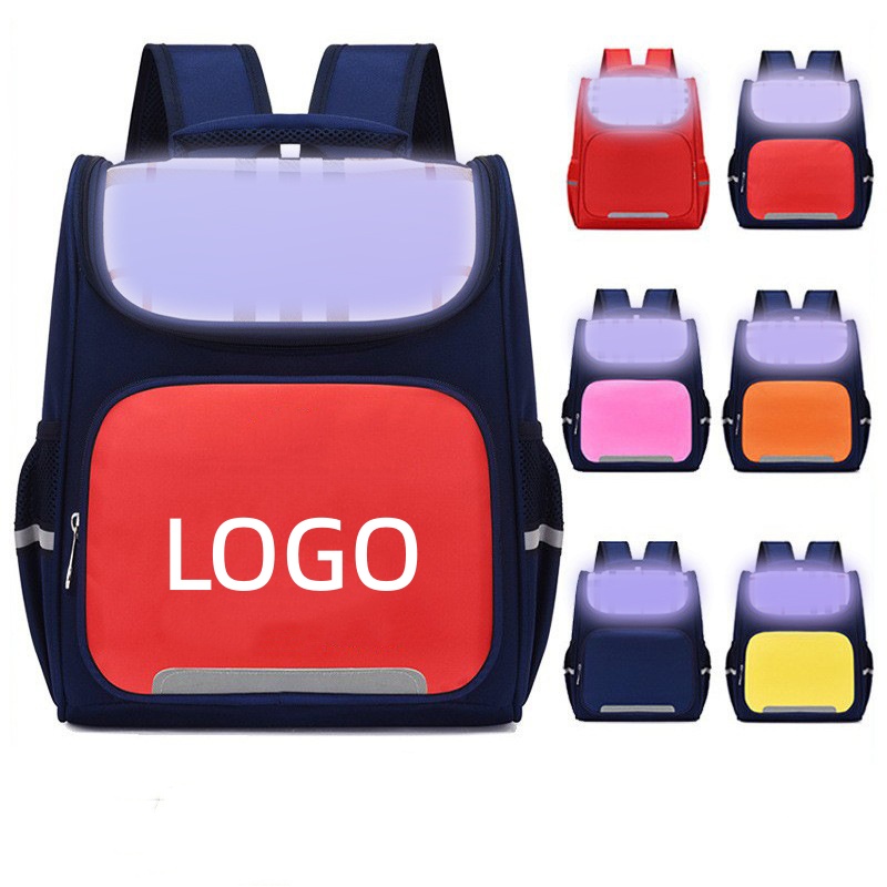 1PC Student and primary school backpacks with printed logo children's boys' space backpacks for kindergartens schoolbag