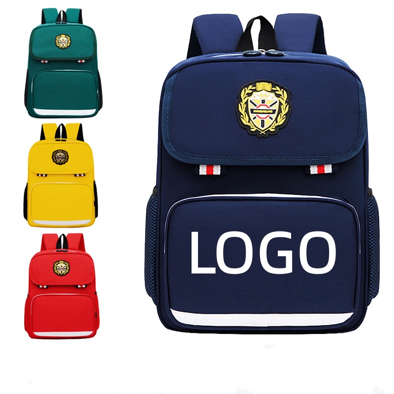 1pc School bag for primary and secondary schoolbag students children's backpack training art tutoring class logo printing