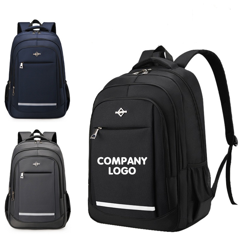 1pc Backpack for men with large capacity and reduced load customized printed logo gift bag