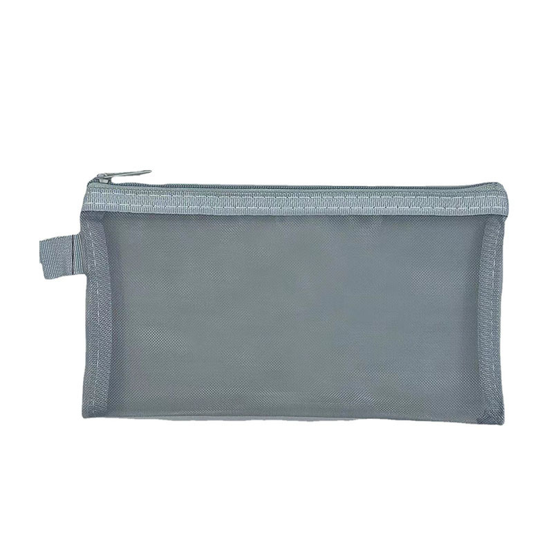 1PC Minimalist sheer mesh transparent pencil case minimalist student pencil box soft large-capacity pencil pouch gift