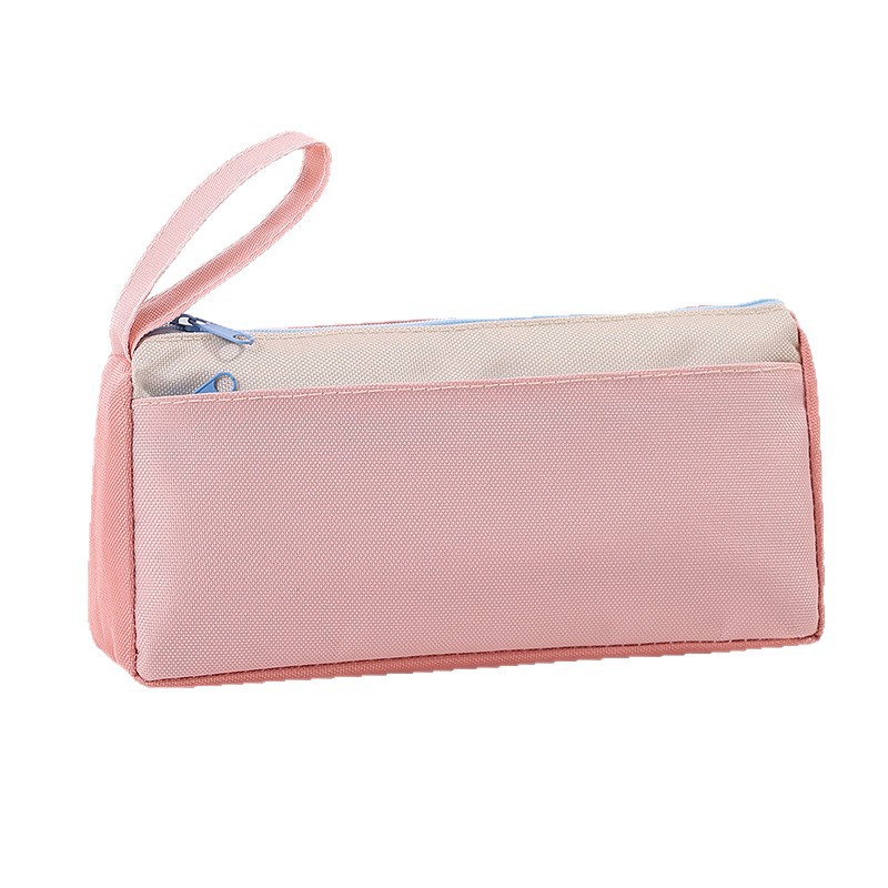 1pc Customized pencil case with printed logo portable stationery bag for primary and secondary school students advertising promotion pencil box gift