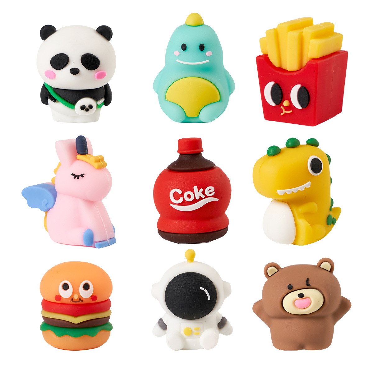 1pc Cartoon shaped silicone pen knife and pencil sharpener - cute pencil and colored pencil gift for children and students