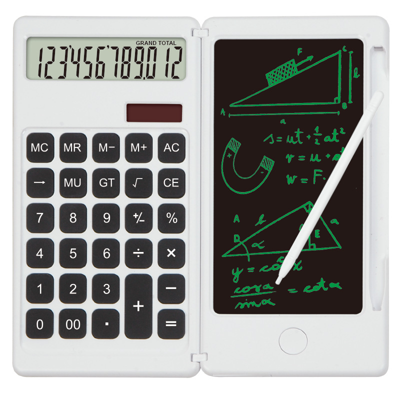 1pc Calculator solar-powered handwriting board calculator ultra-thin electronic calculator business gift