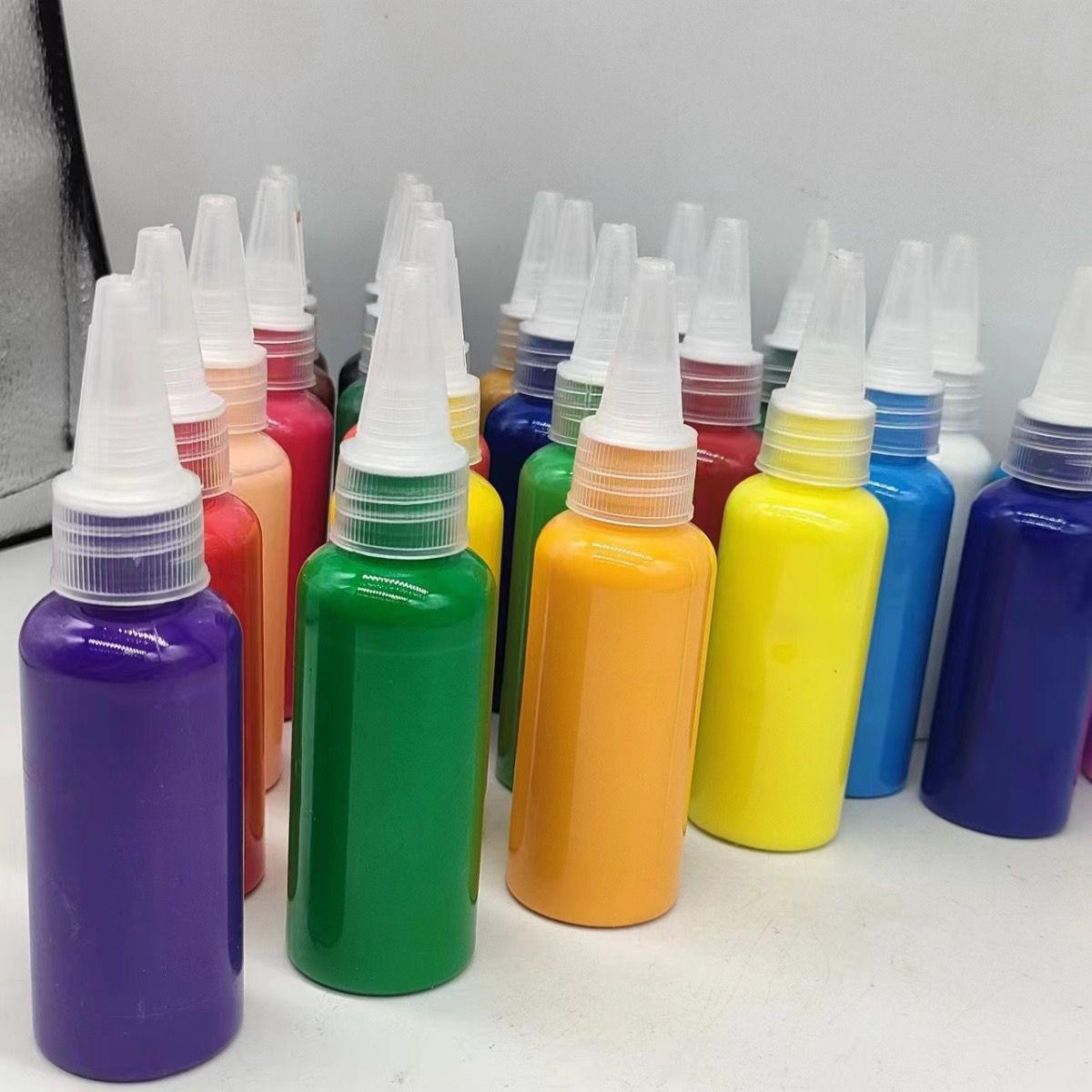 1pc Acrylic Paint Pointed Tip Set 50ml Plaster Doll Waterproof and Fade-Resistant Children's Graffiti Art Supplies