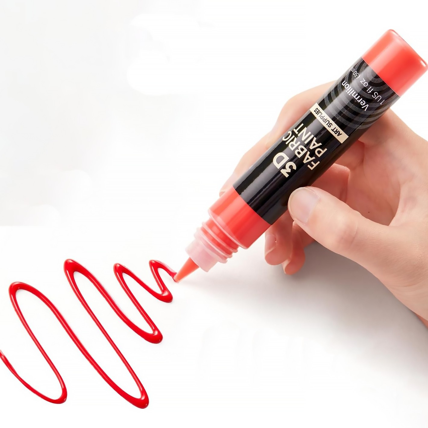 3D Acrylic Paint Three-Dimensional Textile Paint 24 Colors/set Handmade Children's Creative DIY Art Painting