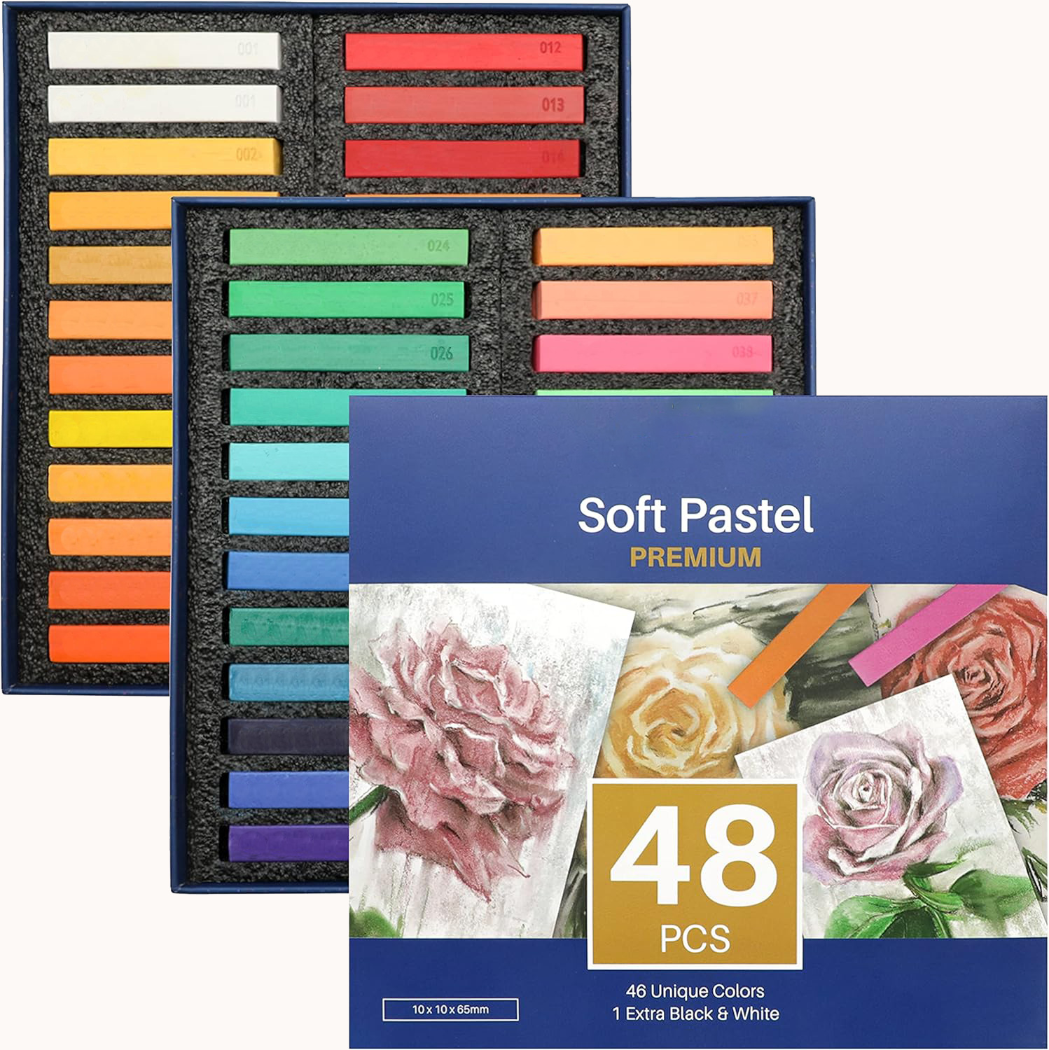 Soft Pastel Sticks Youth Painting Paint 12/24/36 Colors set Soft Art Rainbow Pens